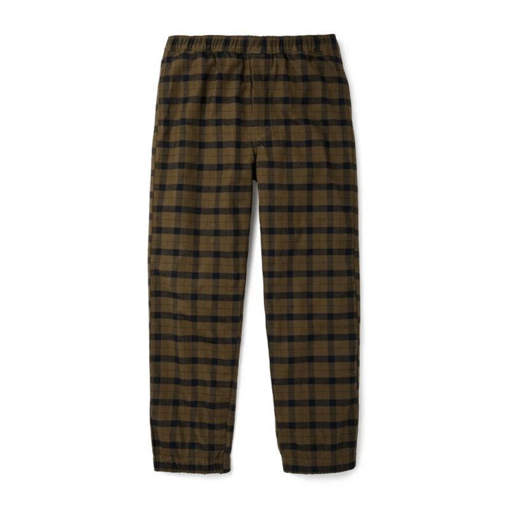 Filson Otter Green Plaid Alaskan Guide Flannel Jogger Pants Men's Size XL